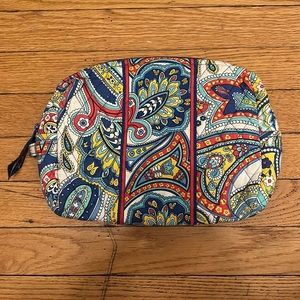 Vera Bradley Marina Paisley Large Cosmetic Bag